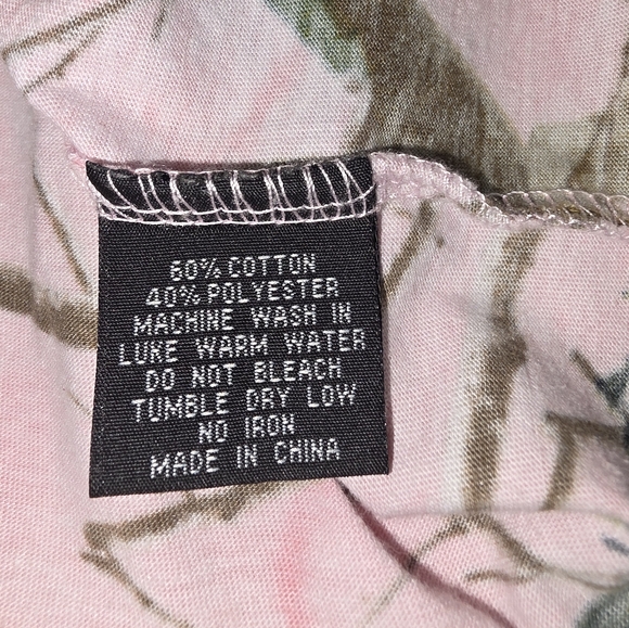 Trail Crest Pink Camo Long Sleeve Tee XL Outdoor Hunting Shirt Western Country - Picture 4 of 5